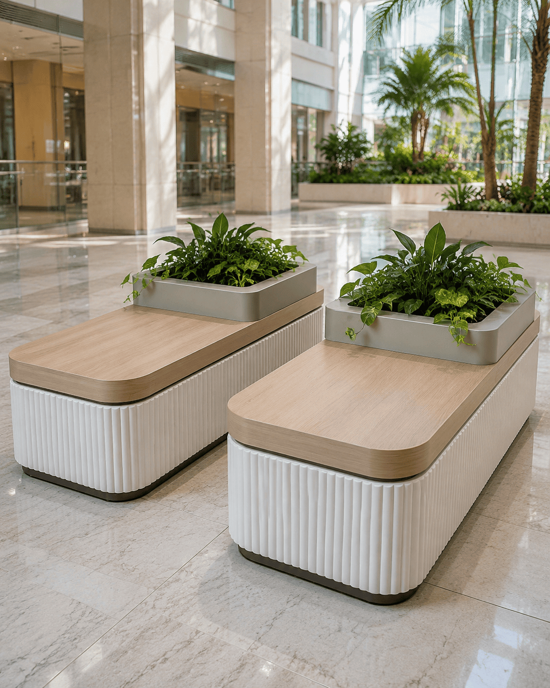 Bench Office shopping mall