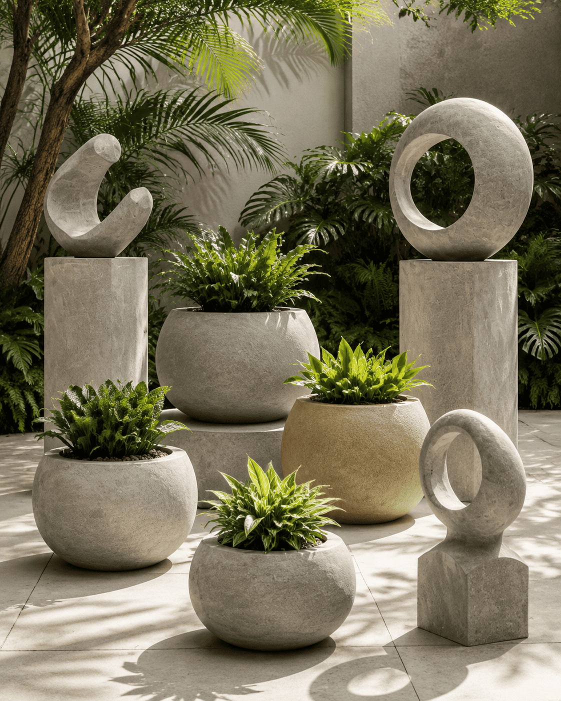Outdoot planter & furniture